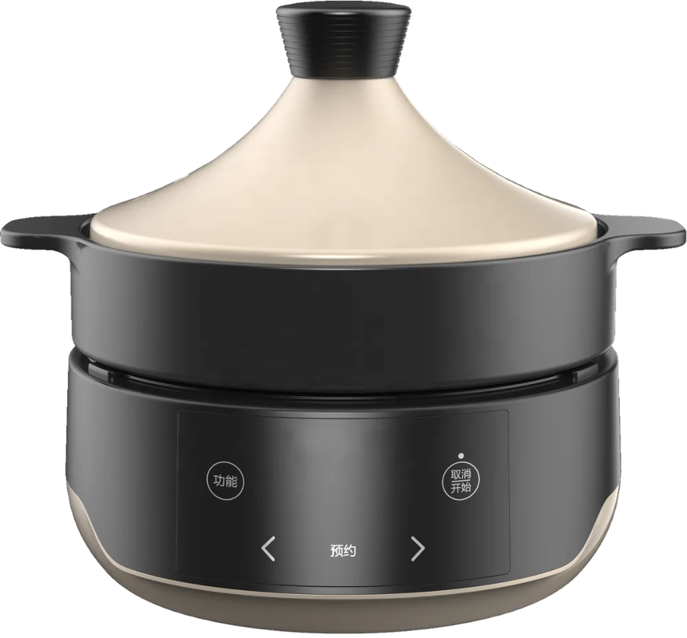 Multi-functional Home Healthy Soap Cooker Electrical Ceramic Slow Cooker Pot_0
