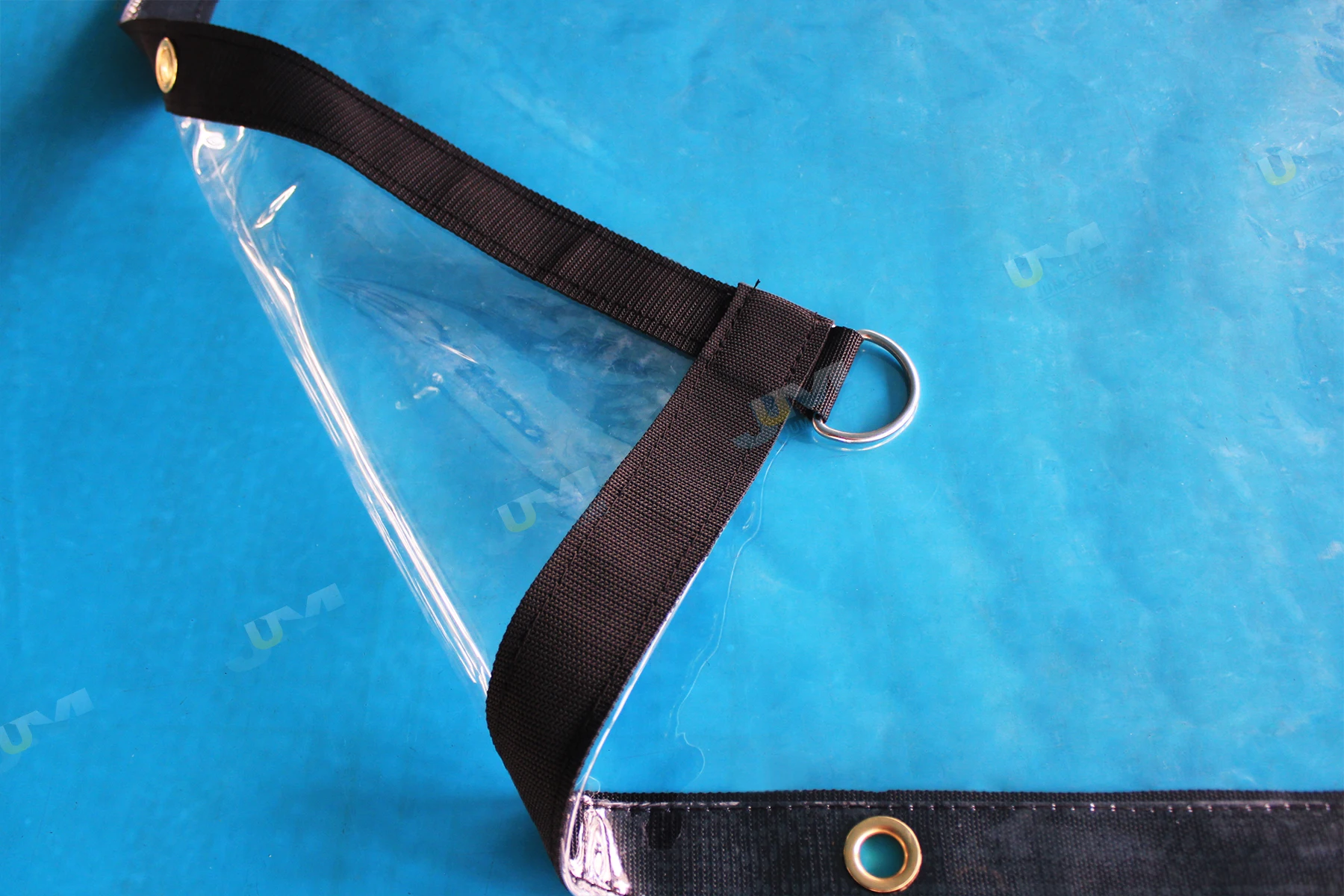 Зимний прозрачный виниловый брезент из ПВХ плотный пластиковый