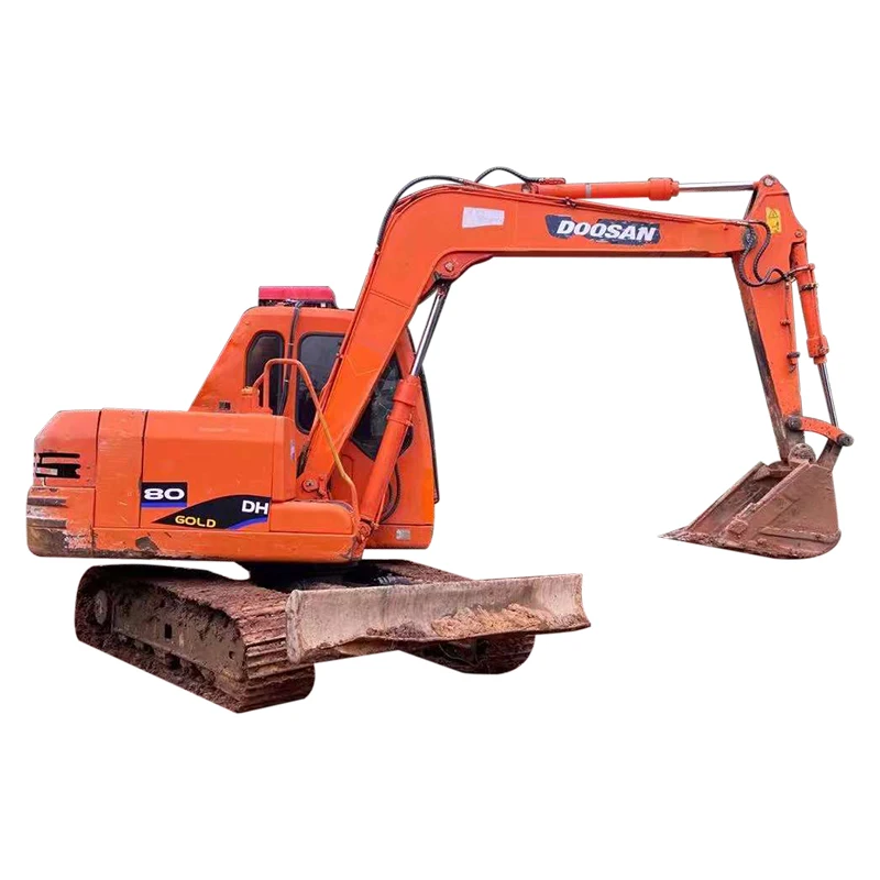 Используемый небольшой экскаватор Doosan 8ton б/у Dh80 для продажи в Корее
