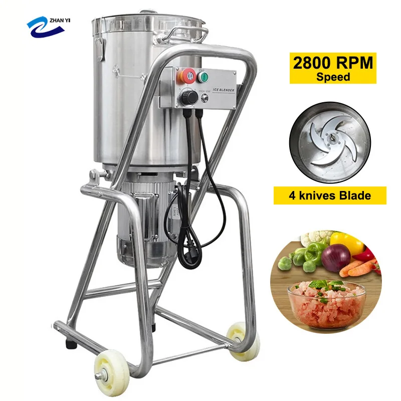 25L 32L 50L Liter Heavy Duty Large Stainless Steel Commercial Vegetable Chopper Food Processor Electric Meat Grinder Machine