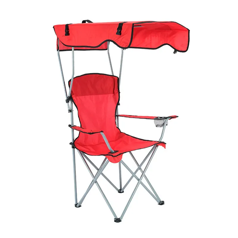 Hot Sale Outdoor Foldable Backpack Portable Folding Camping Beach Chair With Canopy
