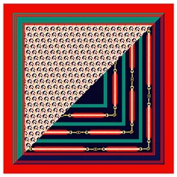 Женский шелковый шарф для украшения одежды