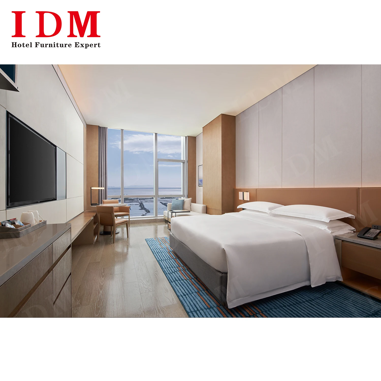 Modern hotel guest room furniture 7 star luxury best hotel room interior design ideas hotel furniture  Commercial Furniture