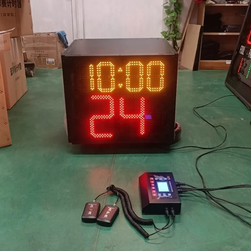 Multi-function LED basketball scoreboard 24 second shot clock