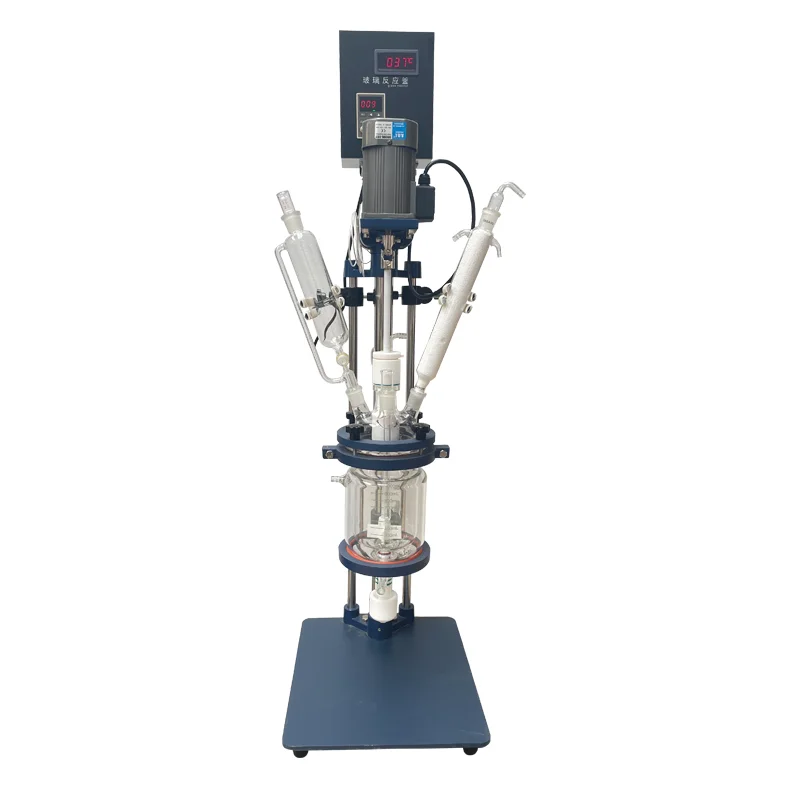 High air tightness 1000 ml glass reactor  glass reactor series