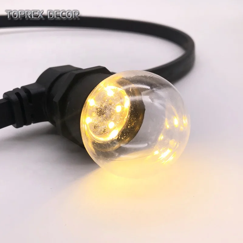 Toprex E27 Base G45 S14 LED Light Bulb 6W Incandescent Lamp for Party Christmas Festoon Light 1W 2W 4W CE Globe AC 80 Ice Bulbs