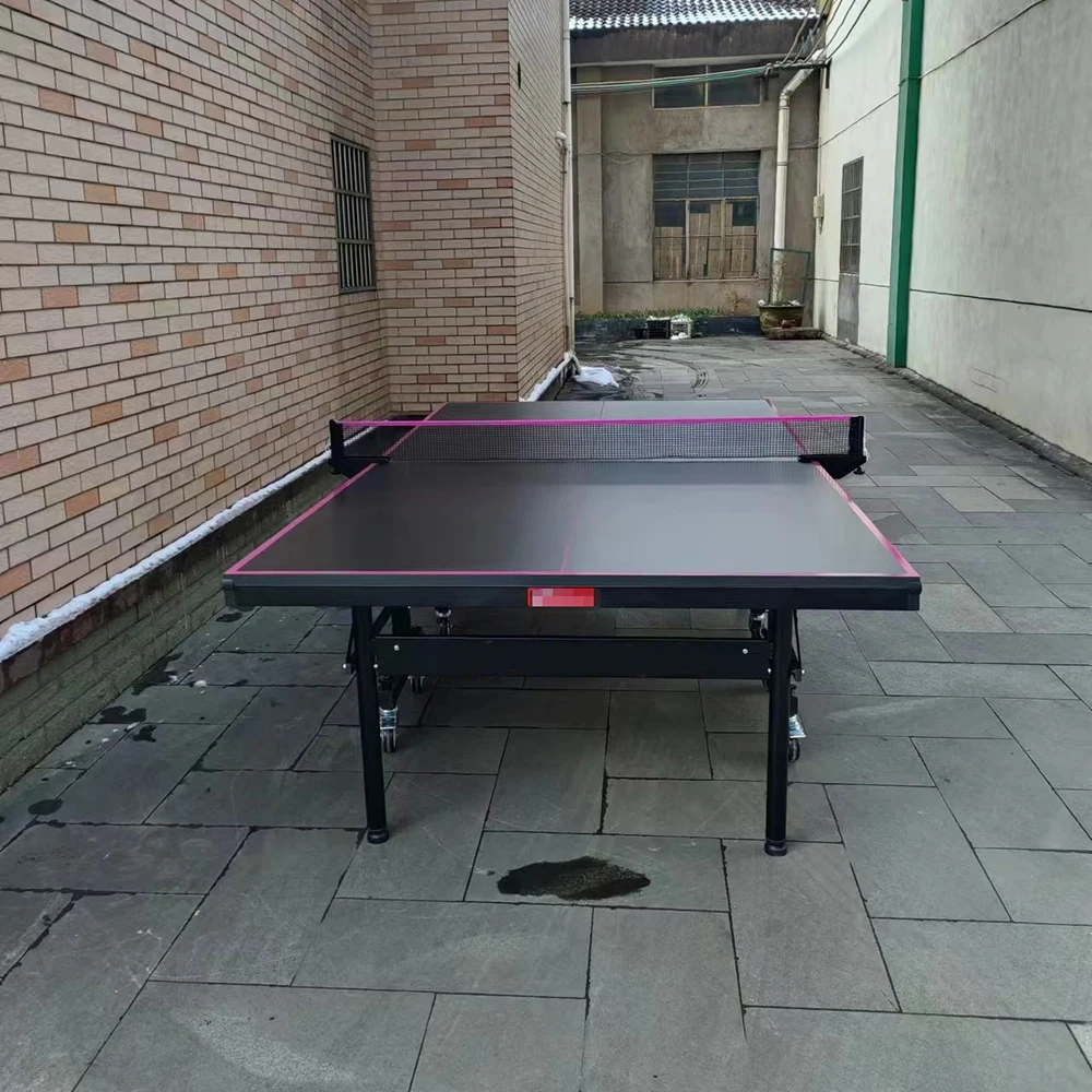 High Quality Indoor 15Mm Mdf Table Tennis Table With Wheels For School And Club
