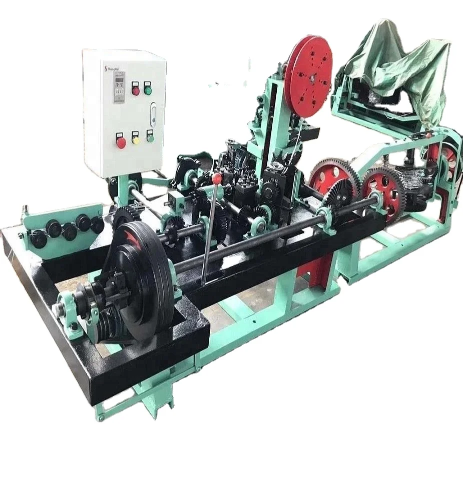 
Steel Wire Single twisted barbed wire machine/barbed wire netting machine 