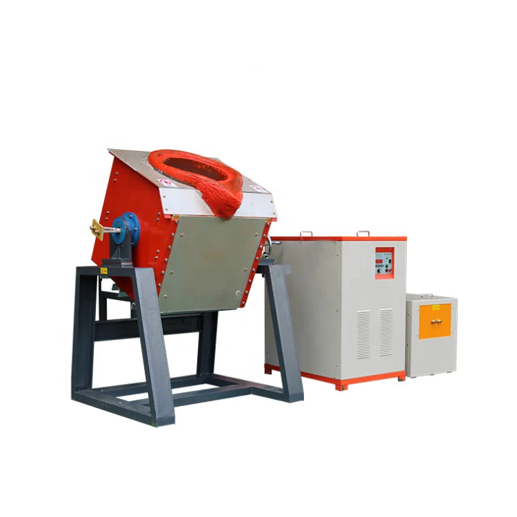 Small capacity aluminum melting induction melting furnace induction heating furnace