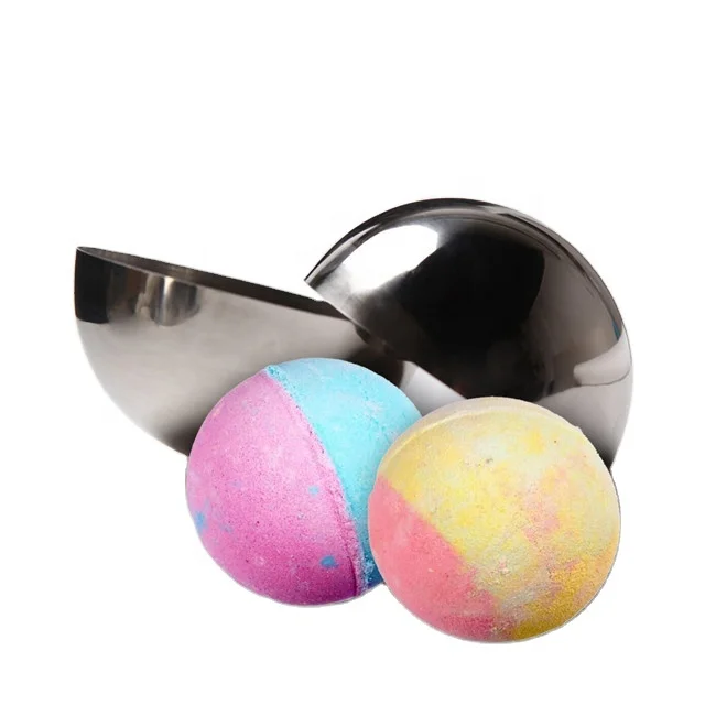 Bath Bomb Sets stainless steel bath bomb molds hollow hemisphere 25mm - 100mm