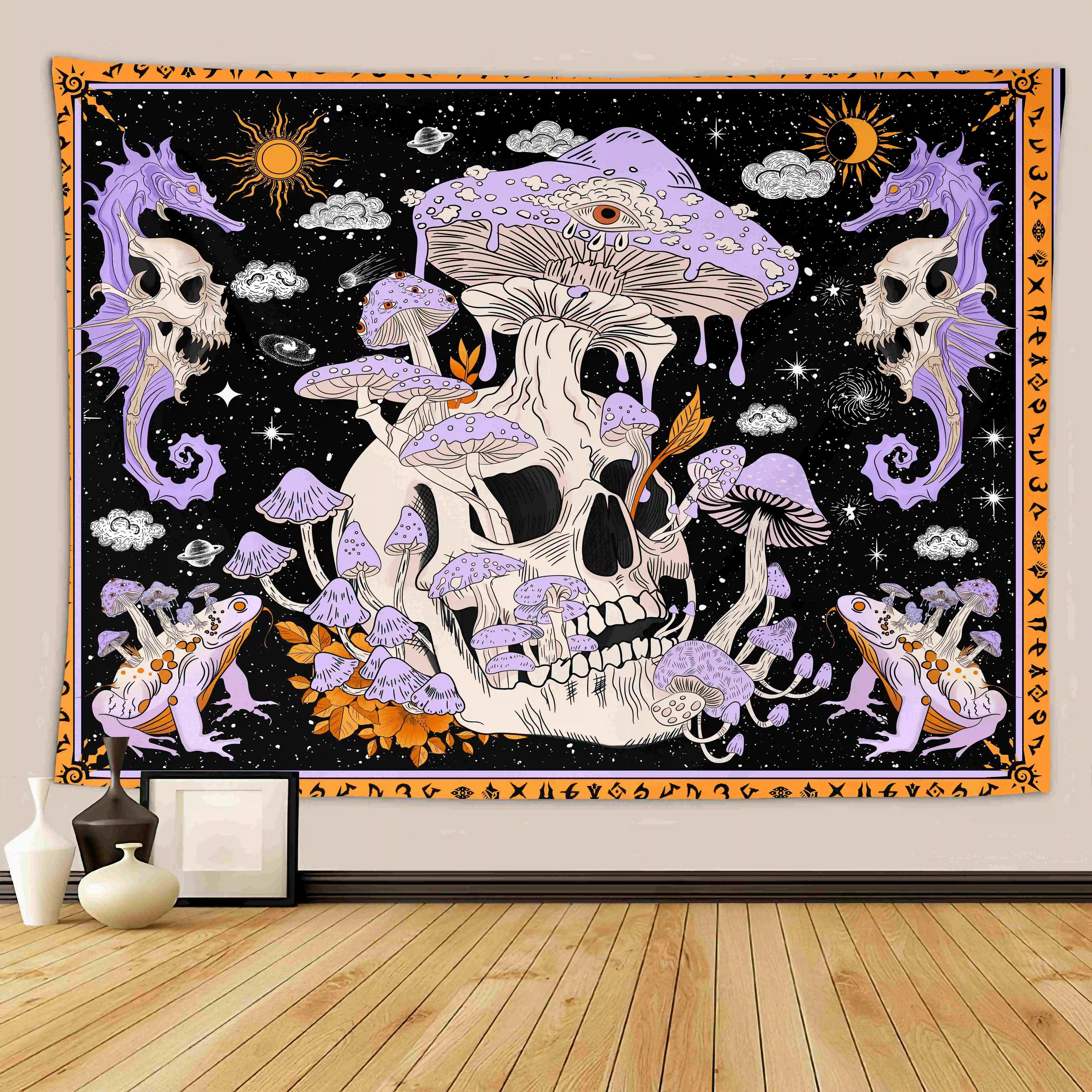 Индивидуальные пользовательские гобелены ткань висит печать гобелен настенный производители