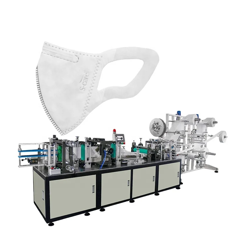 Type Mask Machine Simple Elastic Earloop Folding Aluminium Alloy Engineers Available to Service Machinery Overseas 2021 1200 6.3