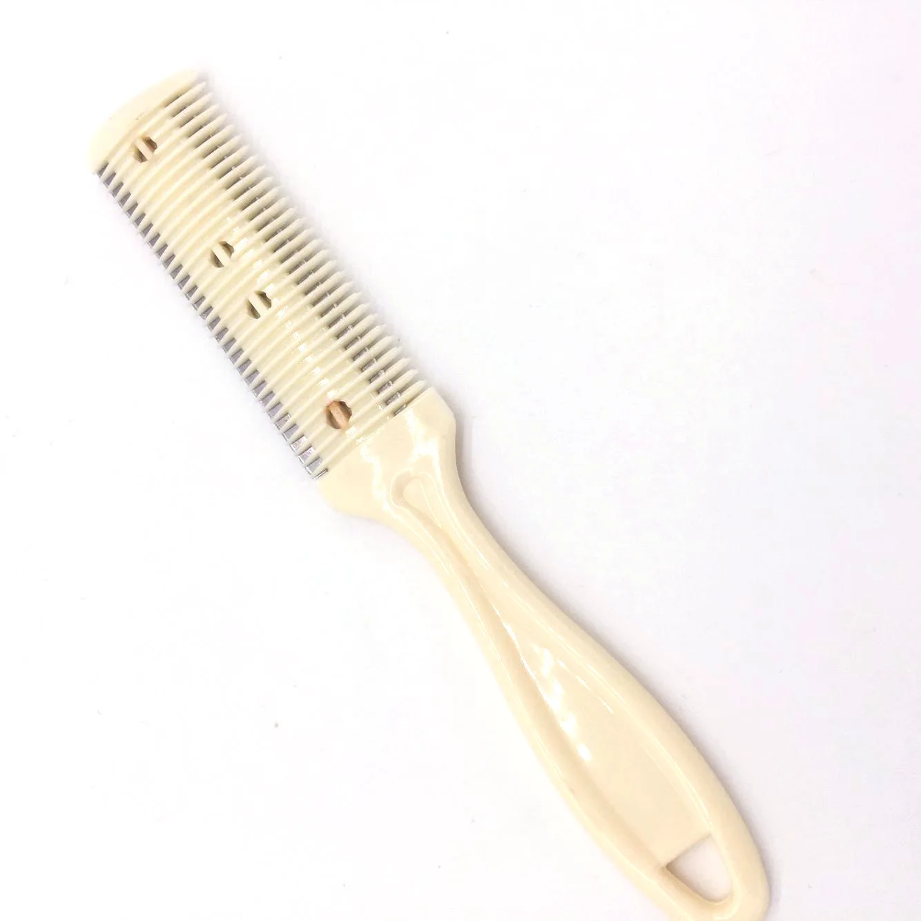 Салонный парикмахерский инструмент BEAU FLY универсальный двухсторонний триммер для филировки бритва стрижки волос расческа с лезвием из нержавеющей