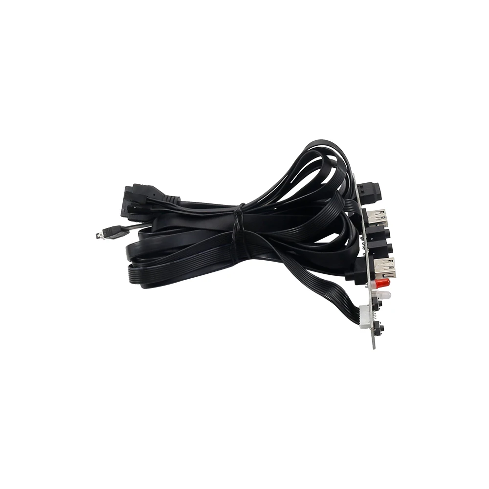 Chassis Front Panel Mounted Dual USB 3.0 USB 3.1 PCB Circuit Board Audio I/O Board Extension Cable