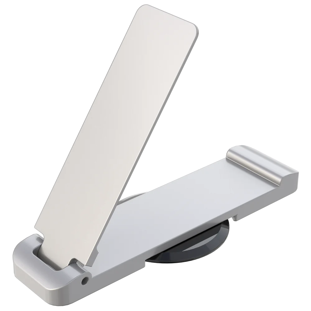 Zinc Alloy Mini Mobile Cell Phone Holder Stand Back Sticked Socket Bracket Foldable Mobile Phone Stand