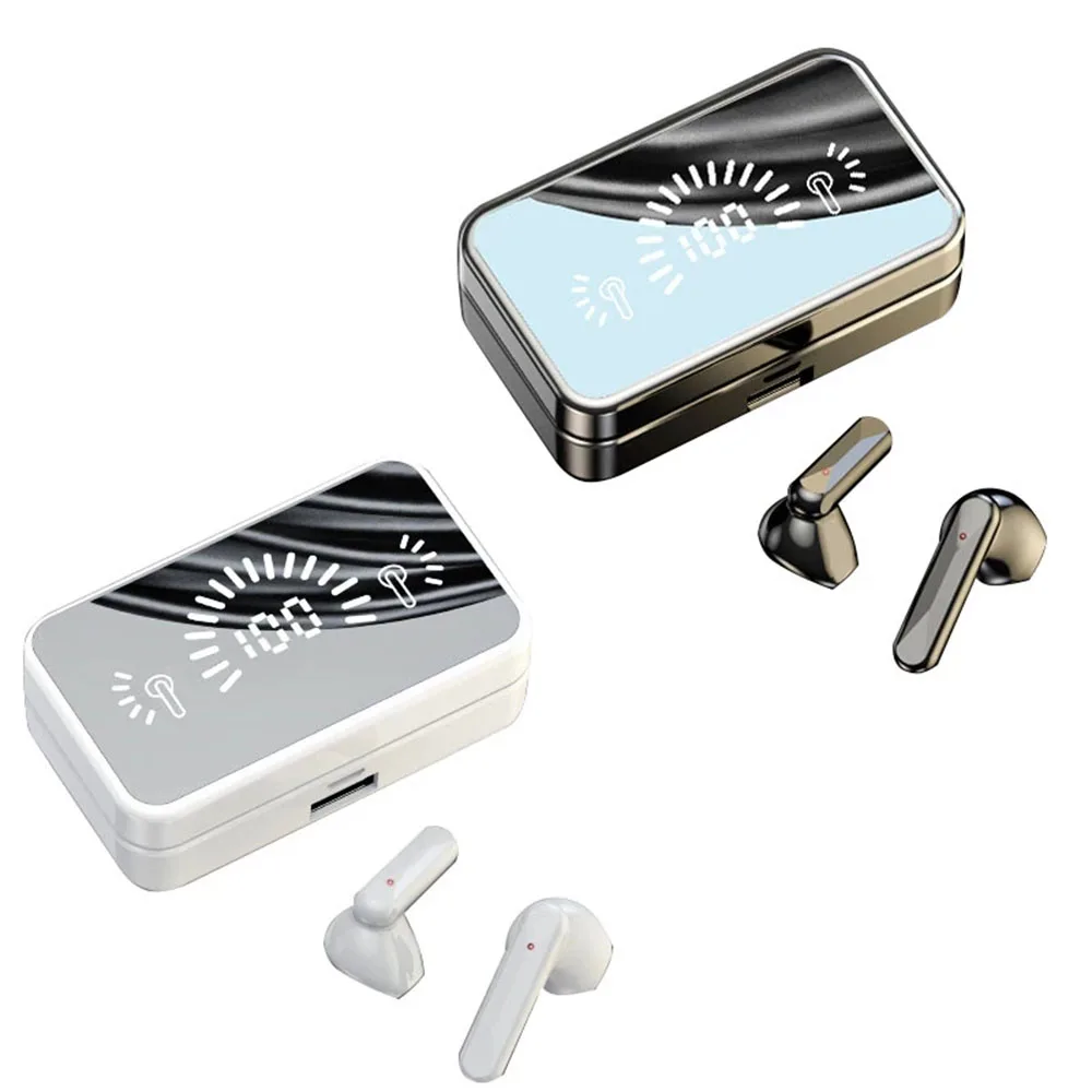 2021 BH315 Titanize Diaphragm 3D Touch LED Sport Noise Reduction Waterproof BT 5.0 TWS Mirror Wireless Earbuds