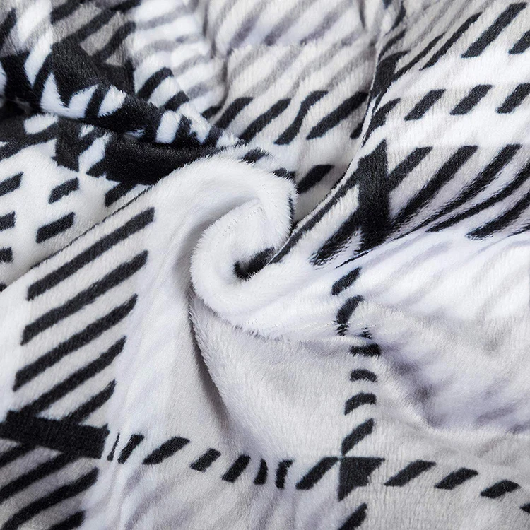 
China factory sale soft baby girl and boy cartoon printed diy baby weighted blanket 