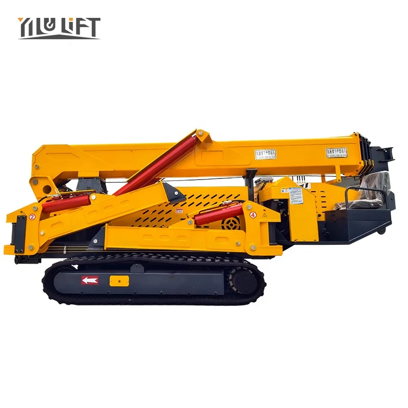 Wireless Remote Control 1Ton To 14Ton Electric Diesel Hydraulic  Crawler Crane