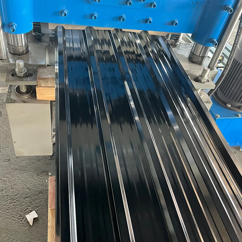 Zinc corrugated roofing sheet Color coated sheet Pre-painted steel roof tile sheet for Building Material