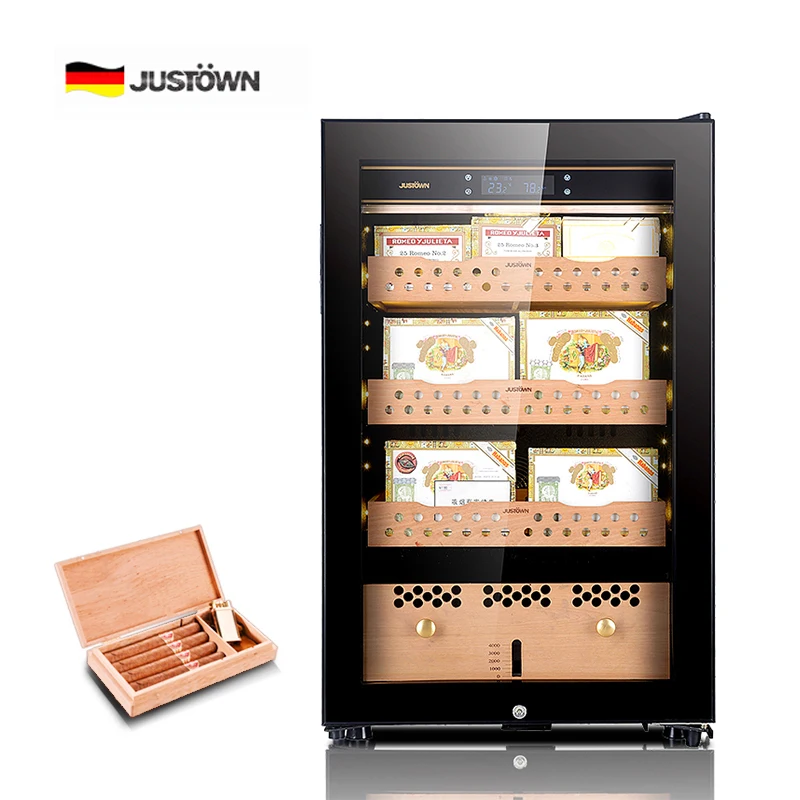 
Professional electronic backwoods humidors cabinet Humidifying Cooling Compressor No Frost Spain Cedar for Cohiba cooler 