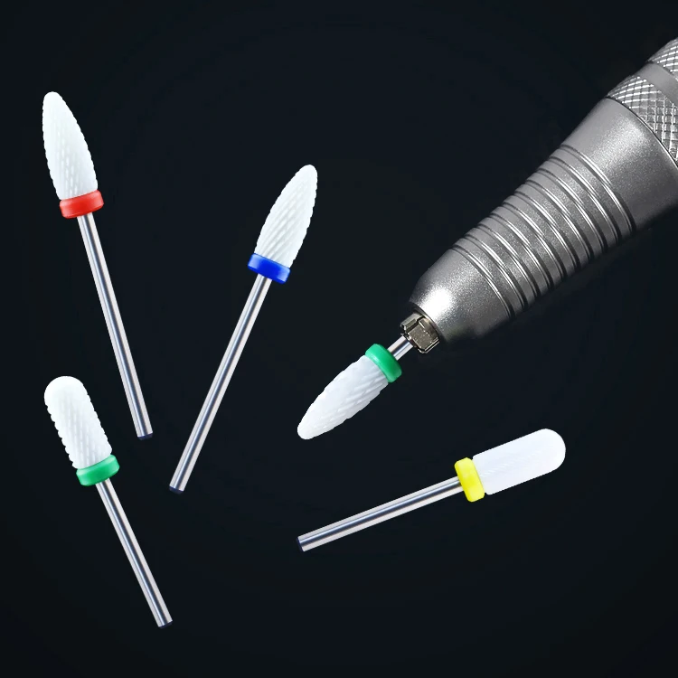 High quality electric manicure sander without ironing accessories repair dead skin ceramic nail drill bits