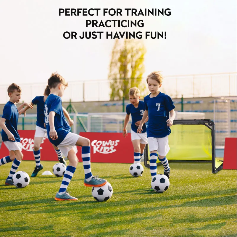 Lightweight Kid Outdoor PVC Plastic Automatically Pops Up Training Equipment Foldable Portable Football Gate Net Soccer Goal