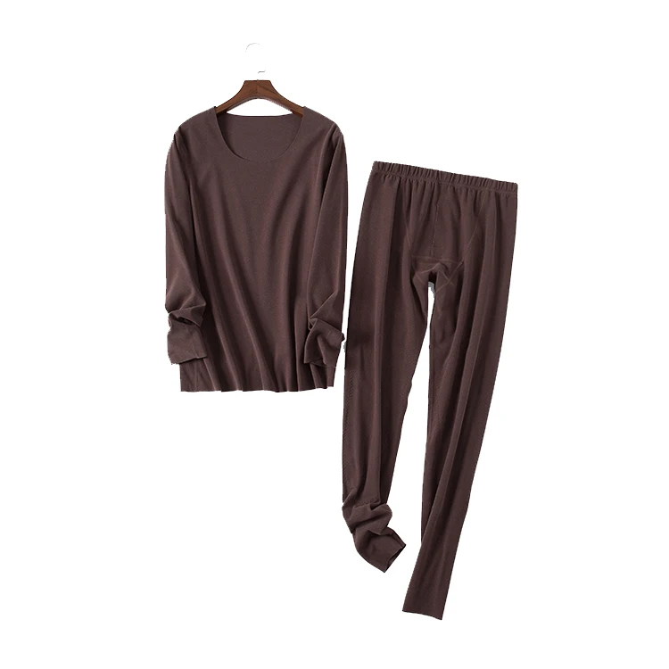 
Super Cozy Slim Round Neck Long Sleeve Suit Warm Men Heated Thermal Underwear 