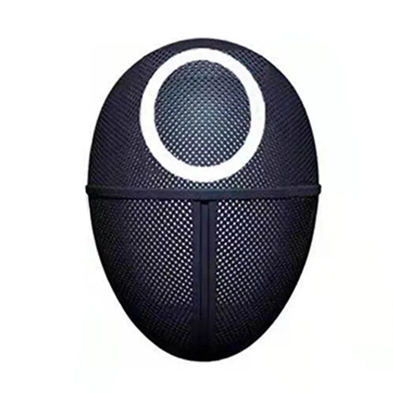 2021 Vip Boss Steel Mesh Squid Game Movie Halloween Cosplay Leader Face