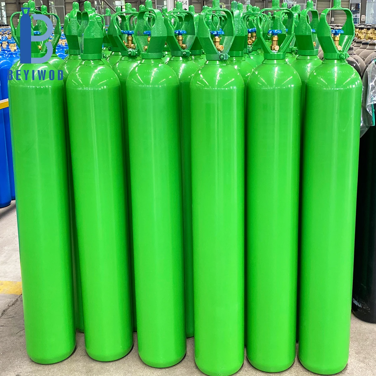 Empty industrial competitive Price Seamless Steel 40L 47L 150bar Oxygen Nitrogen Argon Co2 Gas Cylinder