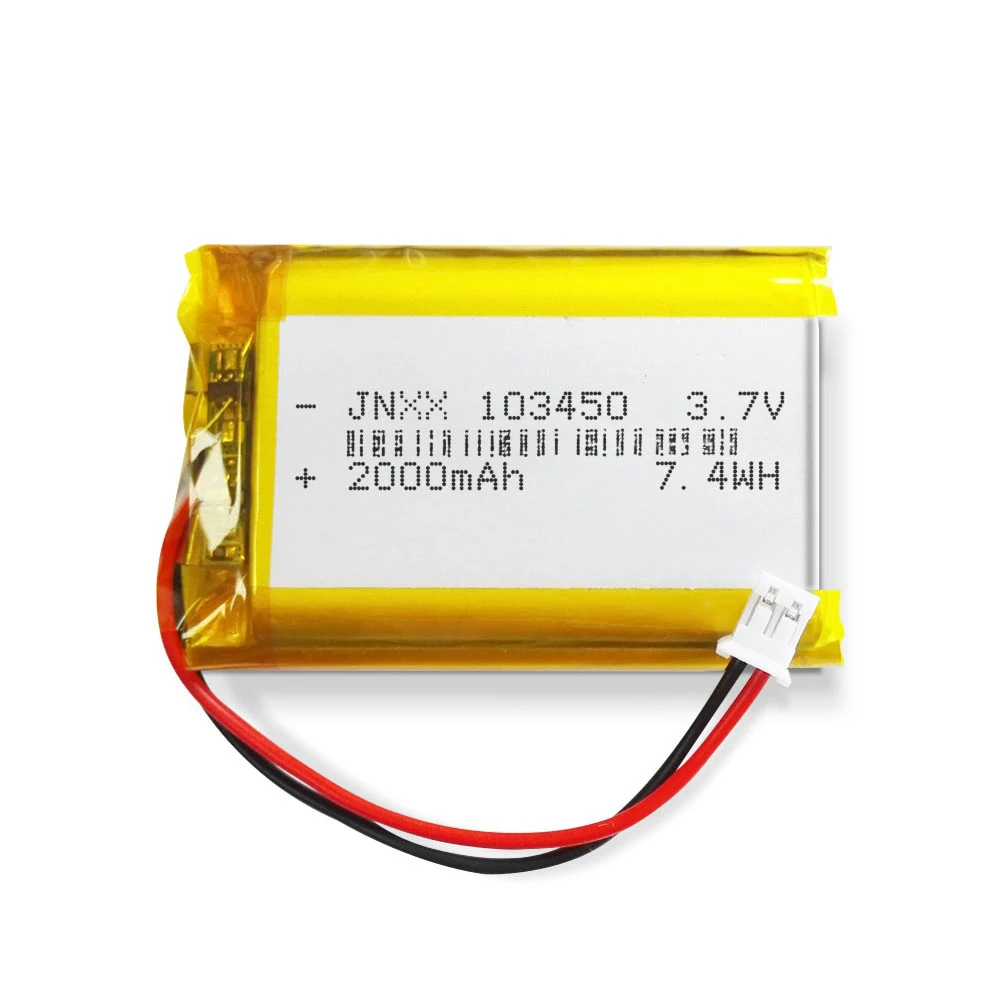HS 3.7V 2000mAh 103450  Li-polymer Batteries For Toy GPS MP3 MP4 MP5 Cell Phone Speaker Battery