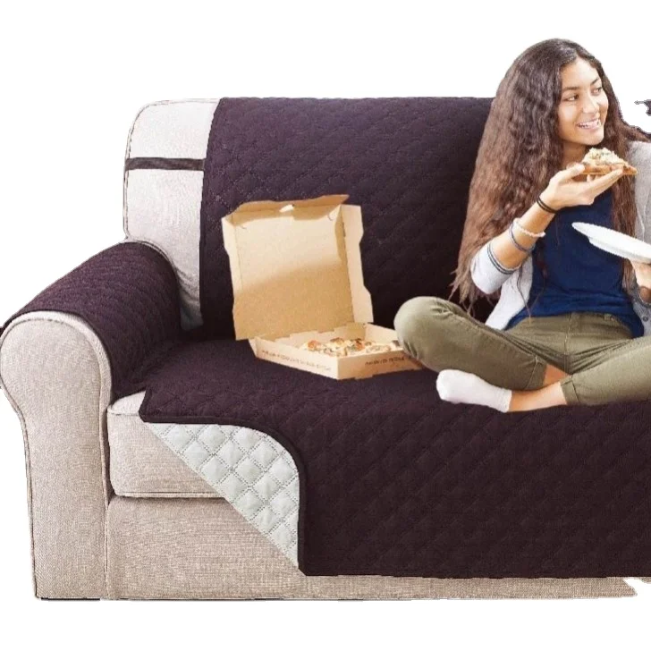 
Hot Sale Coloured Protective Stretch Slipcover Sofa Cover 