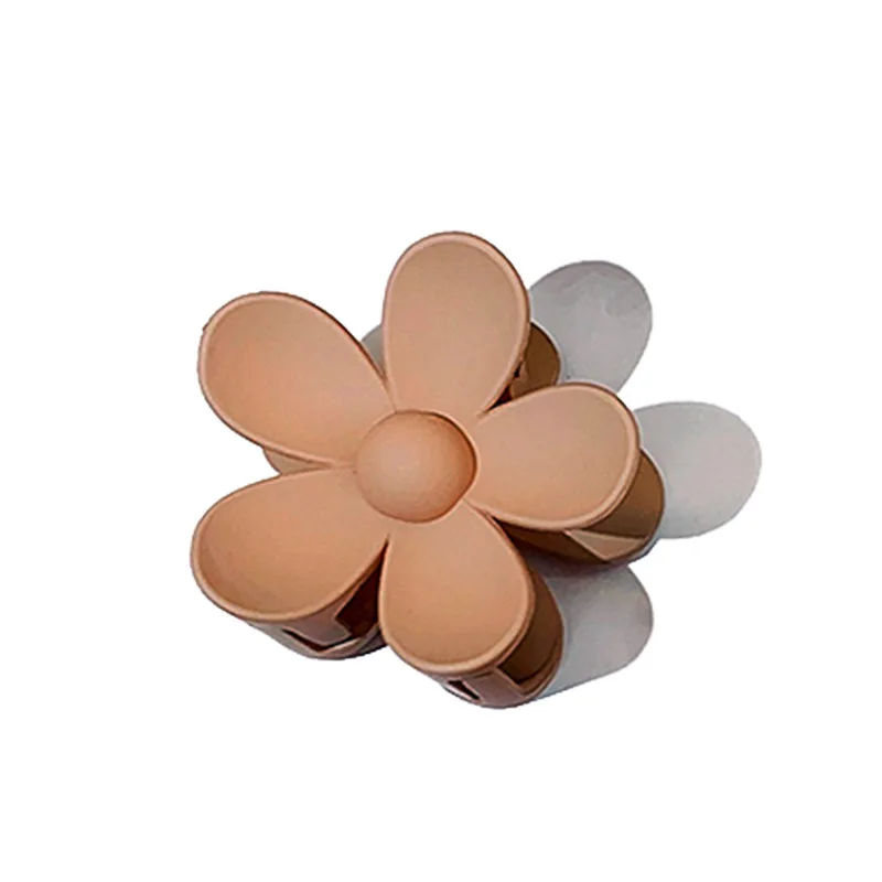 Hot Sales Autumn Winter Milky Color Hair Claw Clip Frosted Matte Flower Square Butterfly Shark Clip Hair Accessories For Women