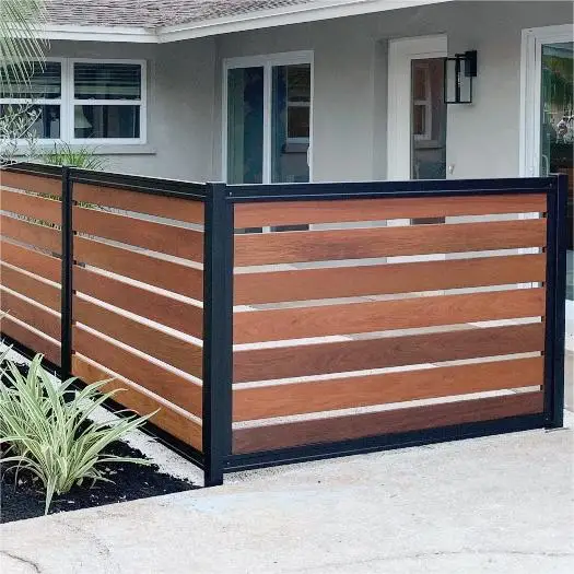 Fences For Houses,Achieve a Cohesive Flow Between Indoor and Outdoor Spaces with Durable, Stylish WPC Garden Fences