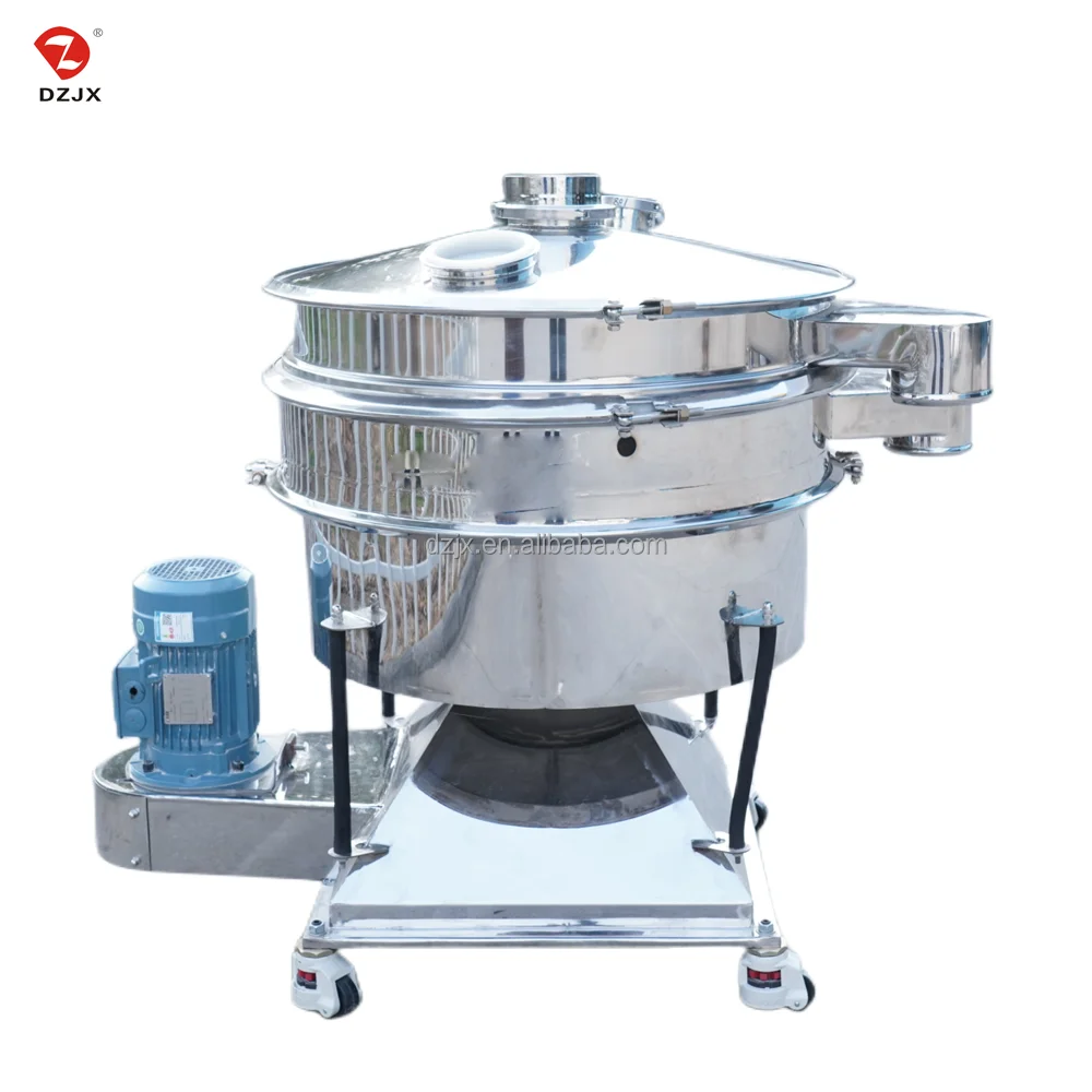 DZYS Food Grade Mining Swing Sieve Mesh Washing Powder Sieving Machine Flour Multi-Stage Round Tumbler Screen Sieve Separator