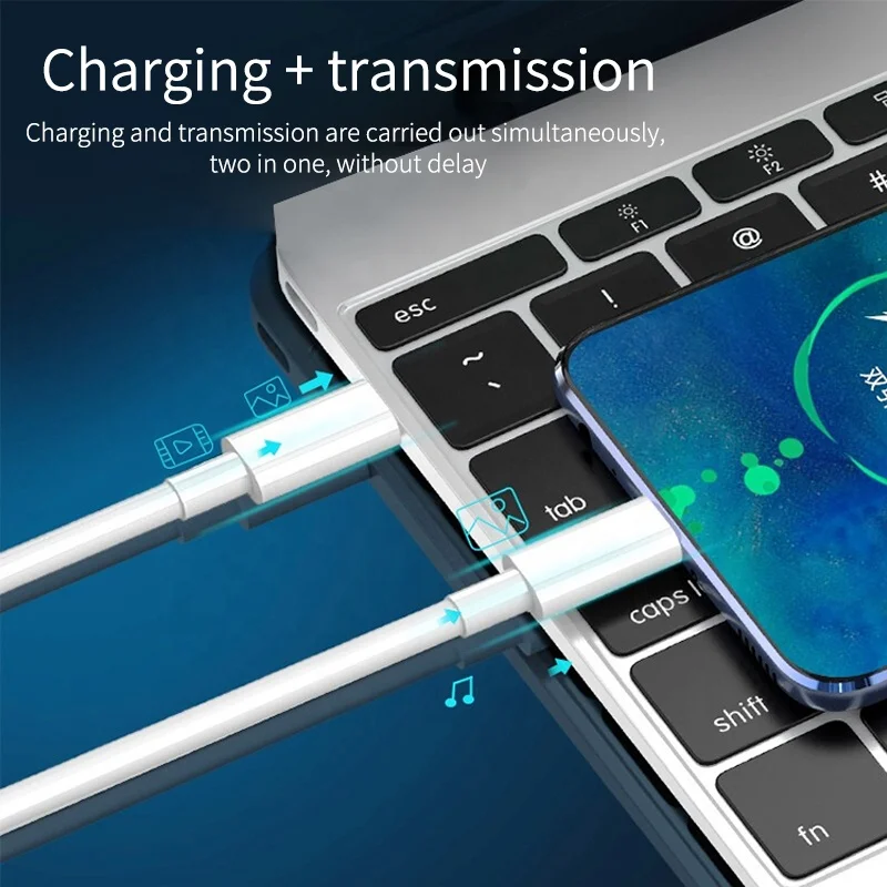 Hot Selling 1M 2.4A PD Cable Type C To Type C Fast Charging data cable for Mobile Phone quick charger