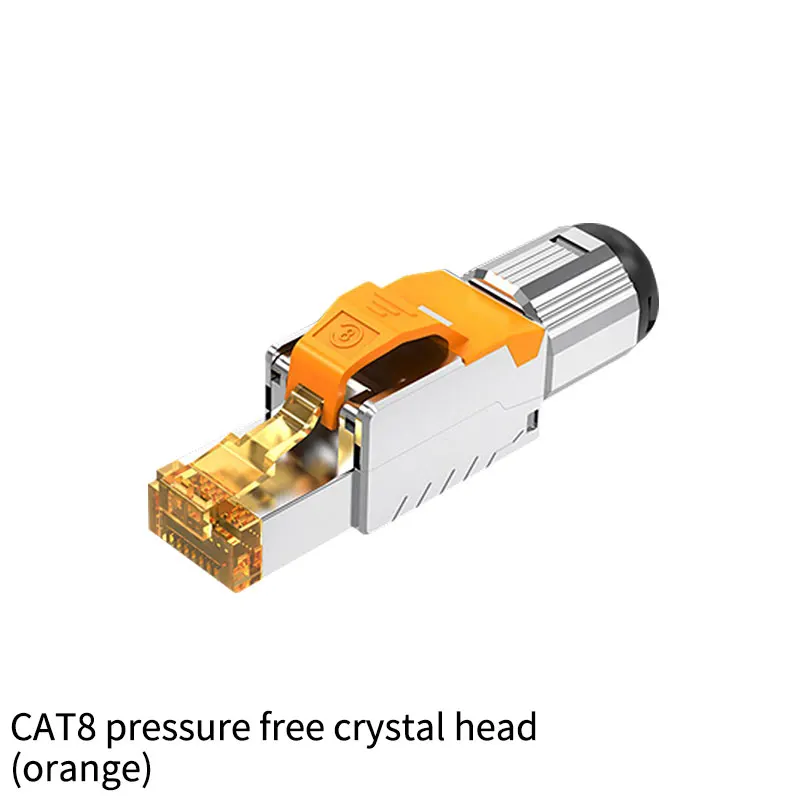 High quality Cat7 RJ45 Connector Cat8 Modular Ethernet Cable Head Plug for Network RJ 45 Crimper Connectors
