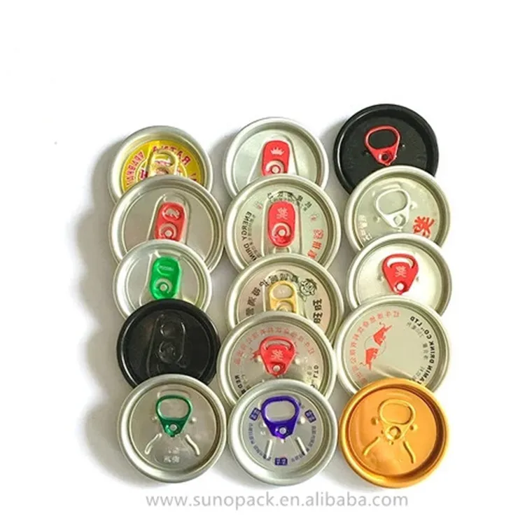 50 мм, 52 мм, 57 мм, крышка с язычком, для энергетических напитков, легко открывающийся конец, банка для напитков EOE, дверь для банка на заказ