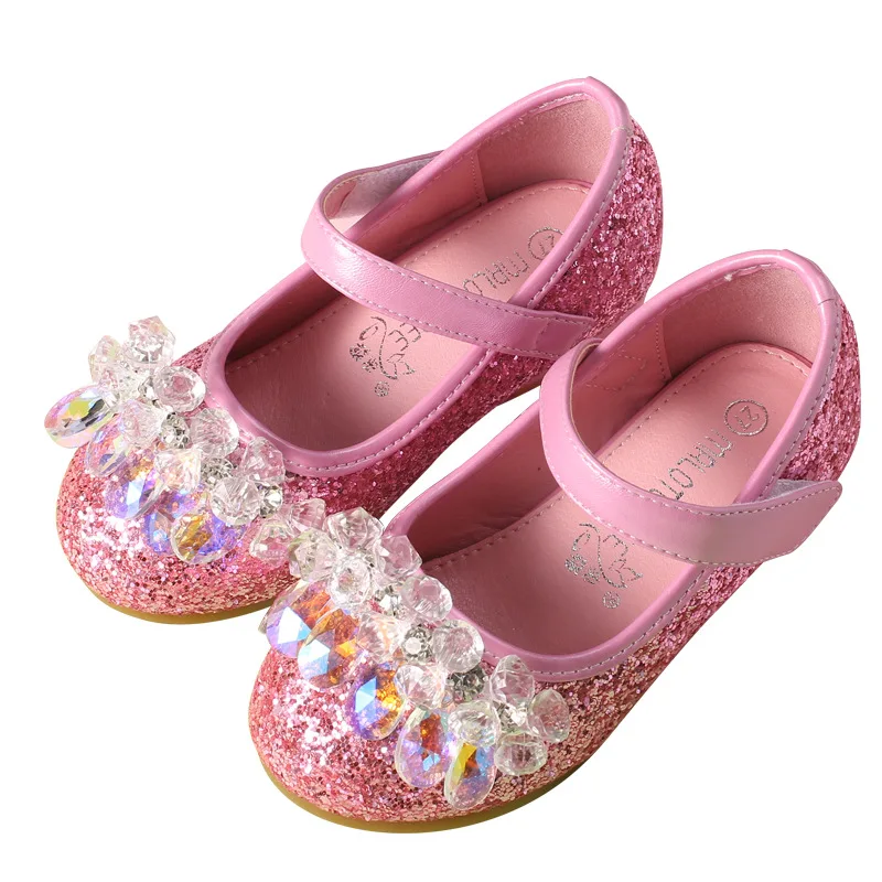 Китай обувь для девушек Золушка кристалл каблук пианино выступлений