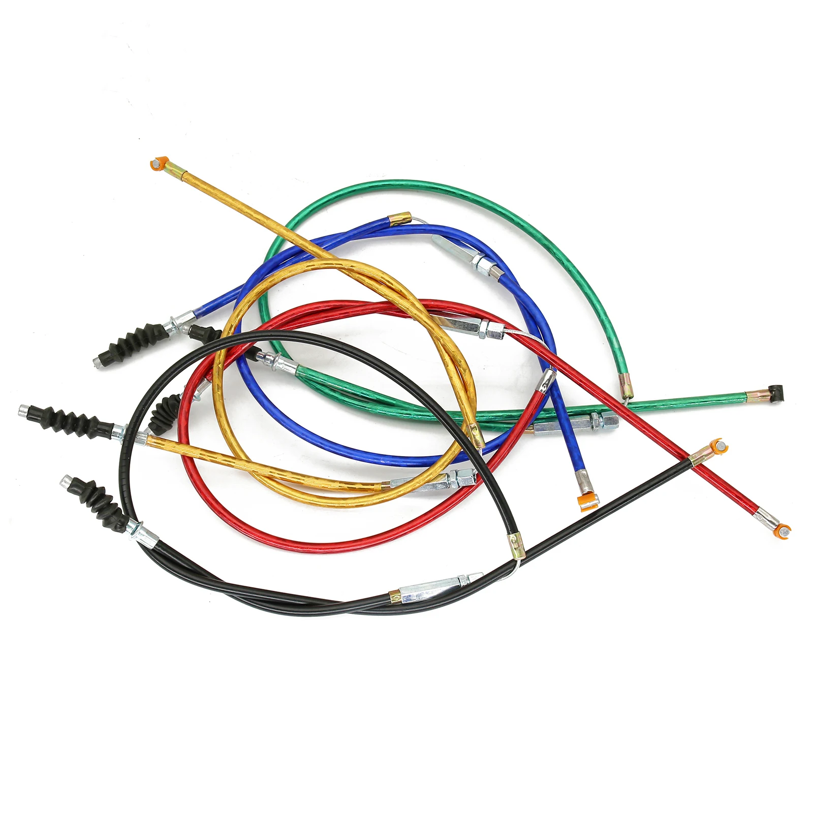 Motorcycle Clutch Cable Wire Hydraulic Reinforce Brake Line 900mm For ZONGSHEN NC250 NC450 Bosuer KAYO Apollo Street Bikes