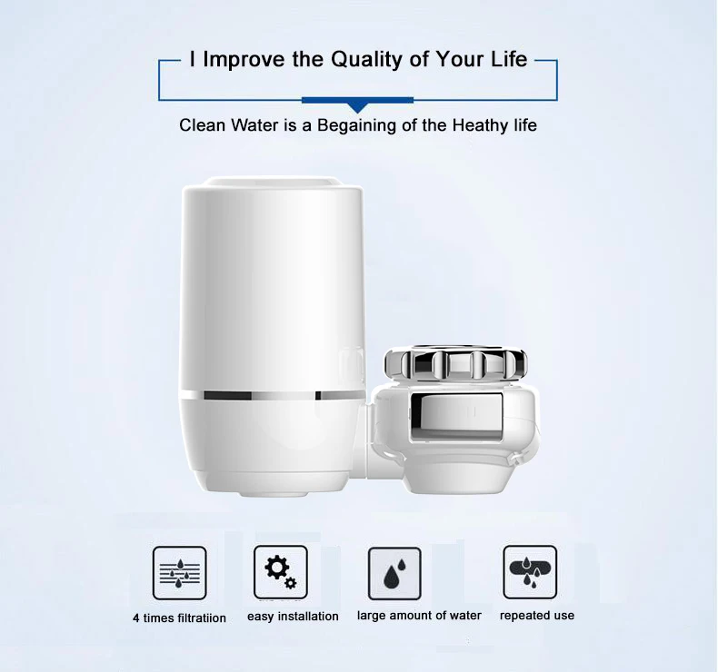 high quality factory supplier tap filter Home-Use Kitchen faucets filter water purifier