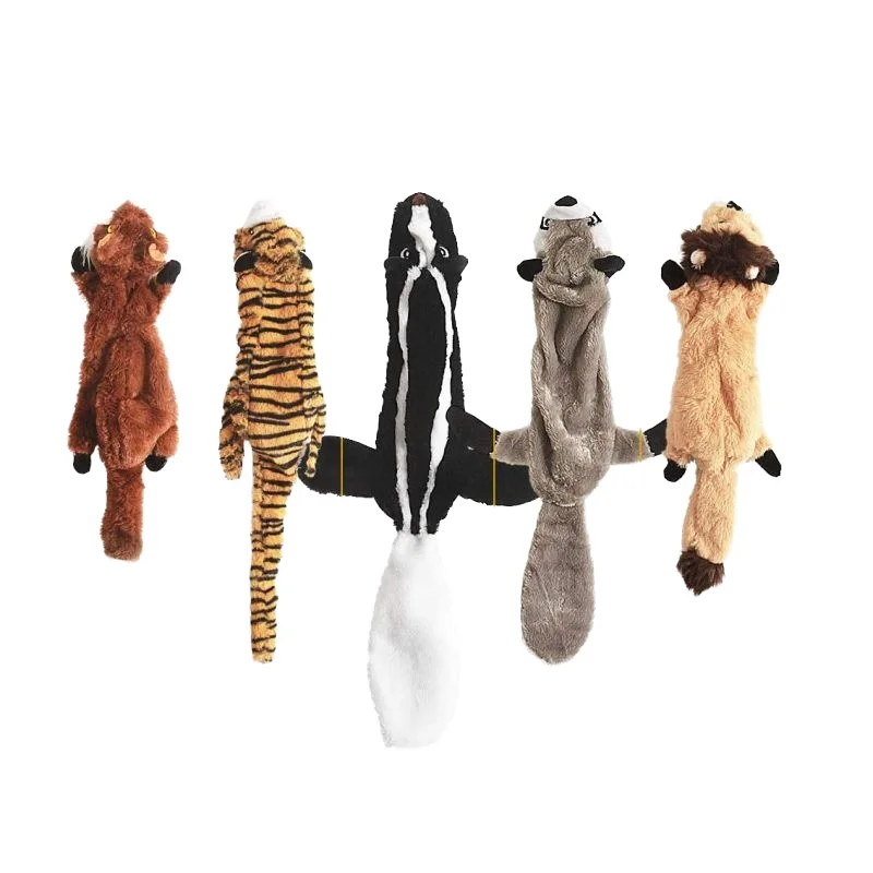 Wholesale Custom Logo Super Durable Tough No Stuffing Squeaky Plush Dog Toys High Quality Pet Chewing Balls Manufacturer Direct