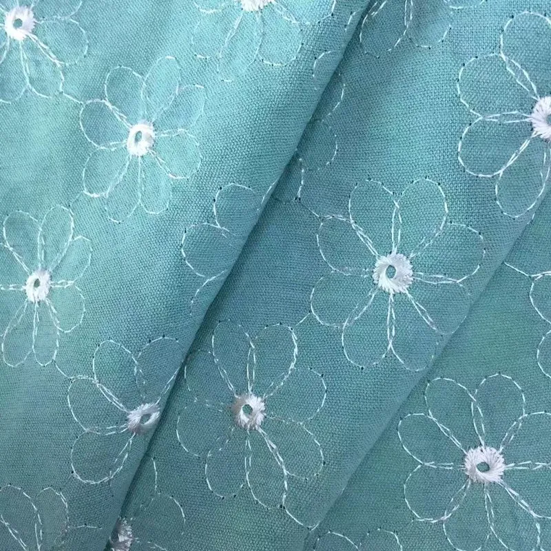 JC-M891492 Высококачественная вышивка с цветочным дизайном на земле высокой эластичной тканью для платья