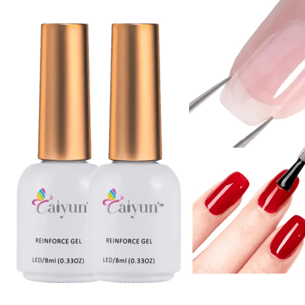 Supper Best Clear Non Toxic Steady Base Color Top Coat Long Lasting Strong Reinforce Gel For Nail Art