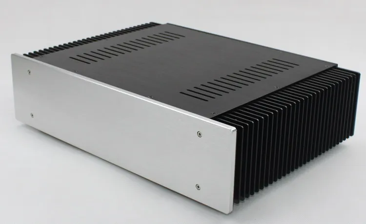 Custom WA61 Aluminum Non Perforated Gall Machine Case Brushed Pure Post Amplifier Heat Dissipation Cooling Case