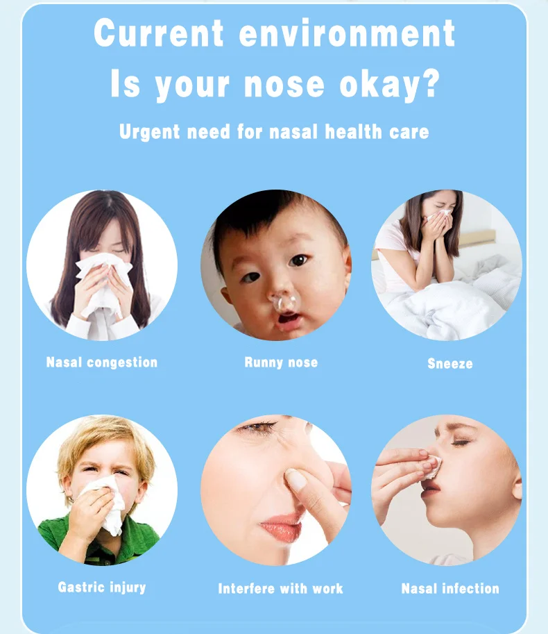 Wholesale portable Customizable Electric Nasal Wash Irrigator Irrigatore