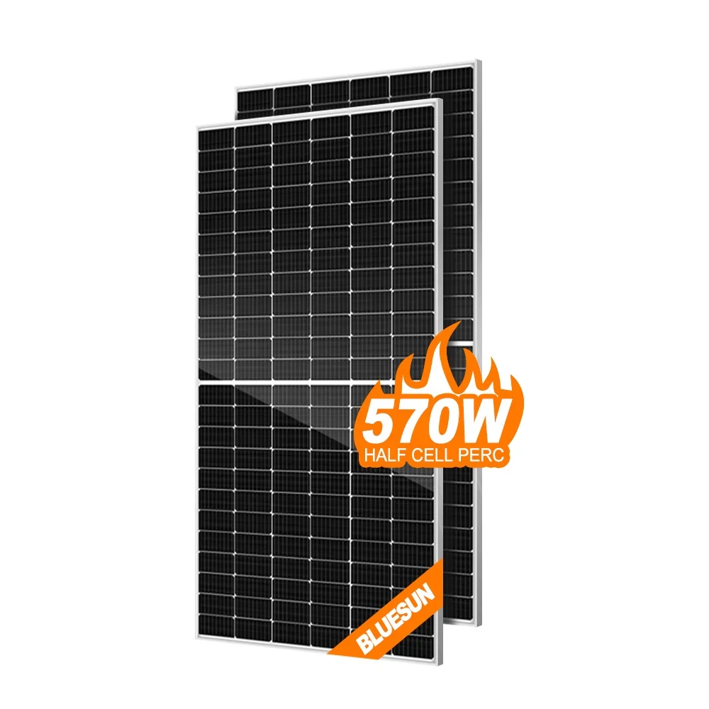 Promotion solar panel  450w 455w 460w 550w 570w solar panel manufacturer 9bb perc mono half cut Bluesun solar energy suppliers
