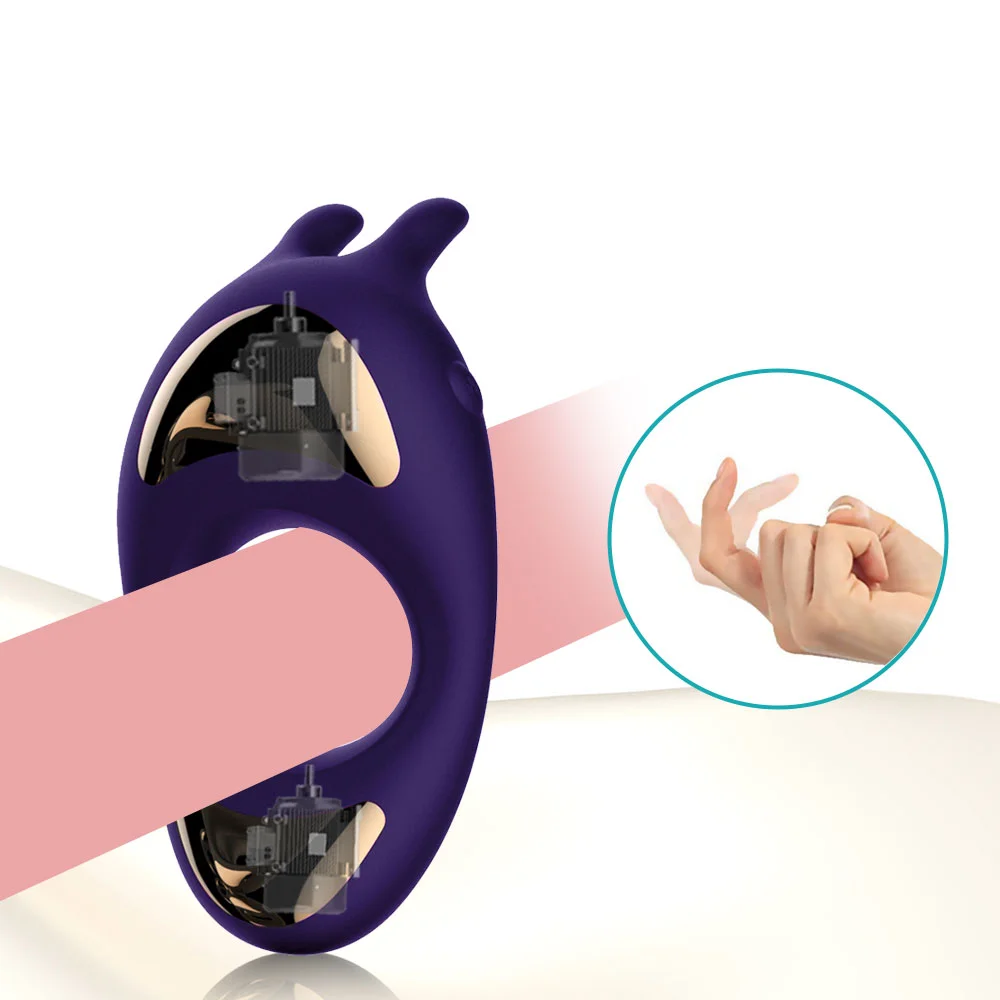 High Quality Sex Toy Penis Ring Silicone Vibrating Cock Ring For Men