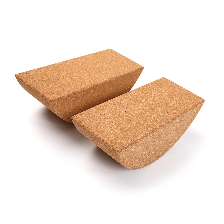  Wholesale 100% natural cork yoga block