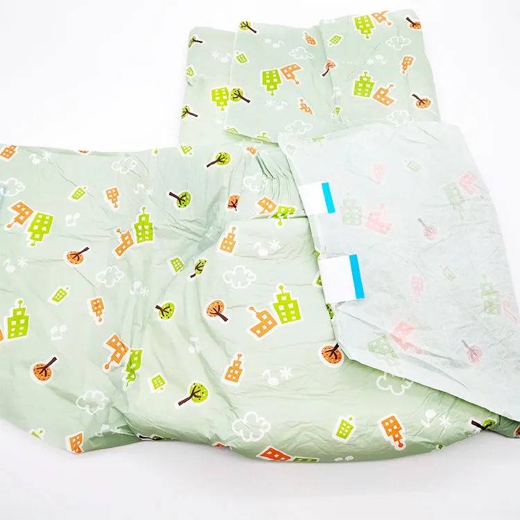 Super Dry High Quality Abdl Adult Diaper PE Back Film Abdl Diaper Thick for The Old Abdl Diaper Medium Size