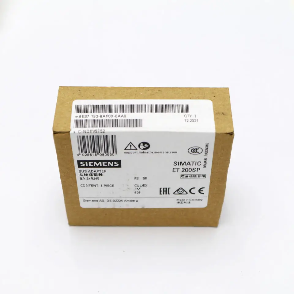 6ES7193-6AR00-0AA0 новый оригинальный ПЛК-модуль
